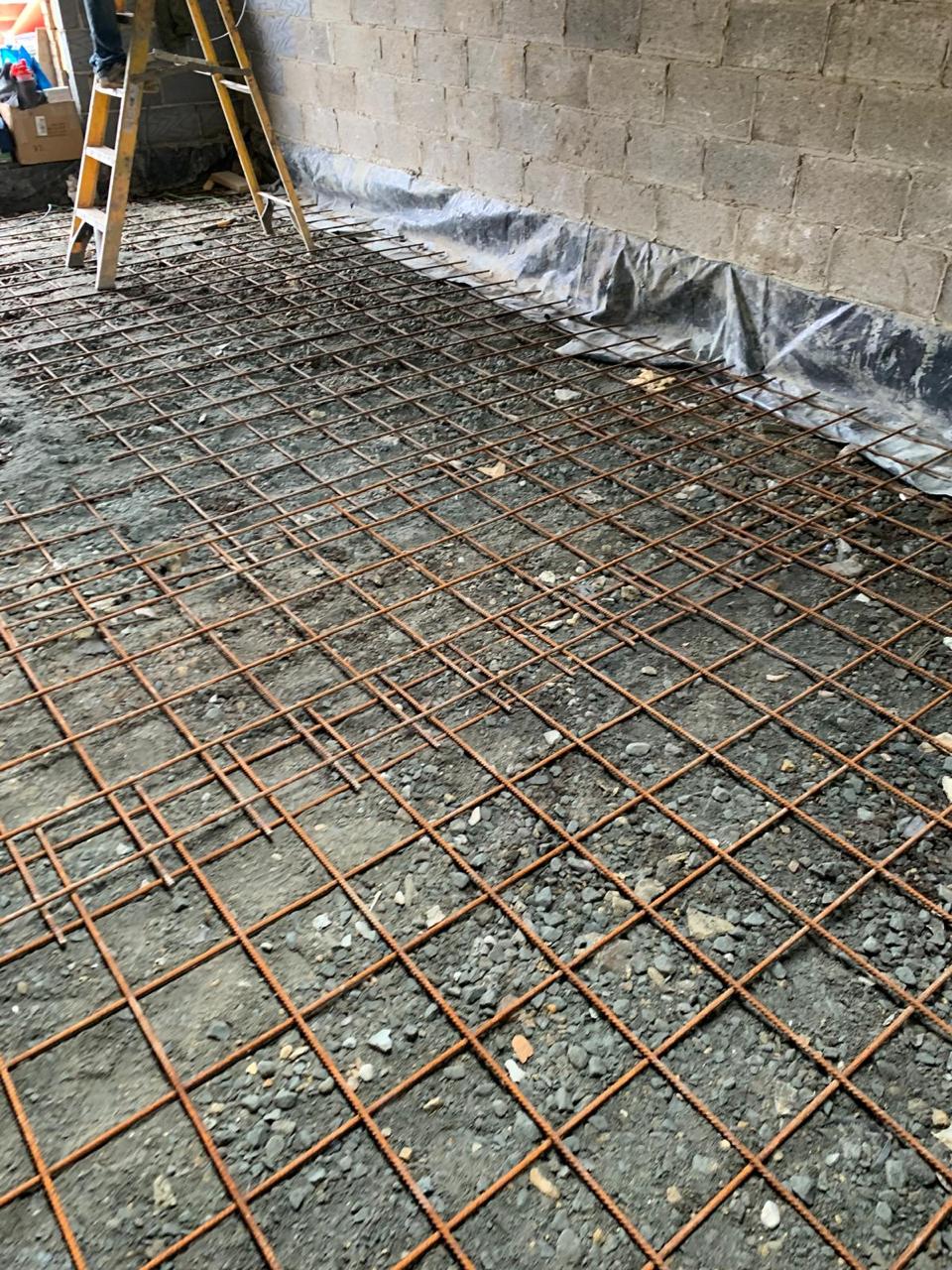 Heavy RSJ Steel Beam Installation